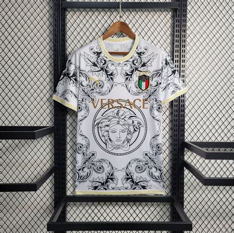 shirt with stamp inside tag italy versace|VERSACE.